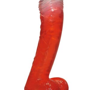 Jolly Buttcock: Dildo med Sugkopp, röd