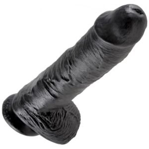 King Cock Cock svart dildo 25 cm