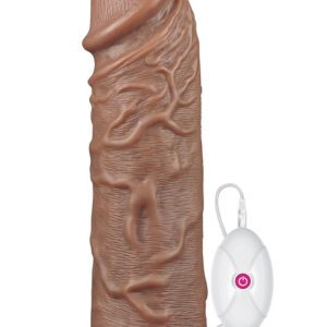 LoveToy: King-Sized Realistic Chubby Vibrating Dildo, 25 cm