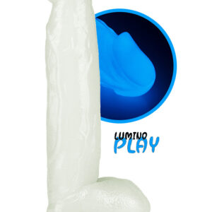 LoveToy: Lumino Play, Självlysande Dildo, 26 cm