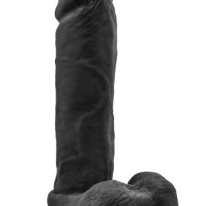 Massive Dual Density Black Dildo 21 cm