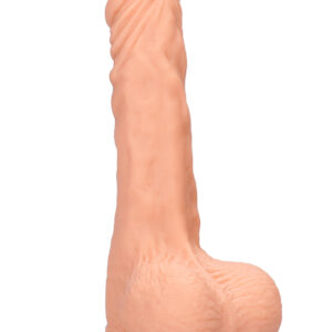 RealRock Skin: Realistic Dildo with Balls, 19 cm, ljus