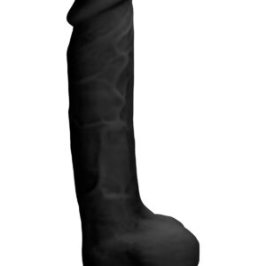 RealRock Ultra: Silicone Dildo / Dual Density, 18 cm, svart