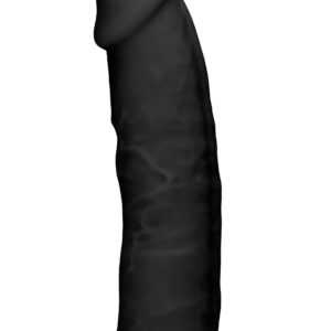 RealRock Ultra: Silicone Dildo / Dual Density, 19 cm, svart