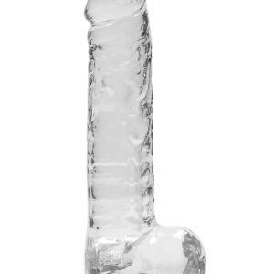 RealRock: Crystal Clear Realistic Dildo, 17 cm