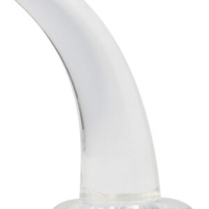 RealRock: Crystal Clear Non Realistic Dildo, 12 cm