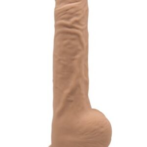 Dual Density Dildo med pung 24 cm