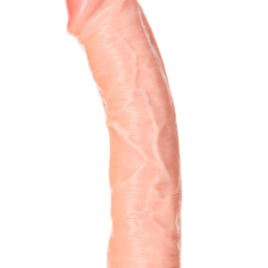 RealRock: Curved Realistic Dildo, 18 cm, ljus