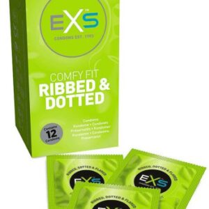 EXS Ribbed Dotted Flared - 12 pack