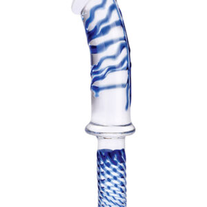 Gläs: Realistic, Double Ended Glass Dildo with Handle