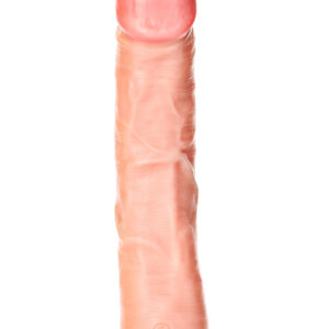 RealRock: Curved Realistic Dildo, 25.5 cm, ljus