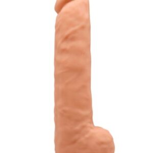 Dual Density Dildo med pung 27 cm