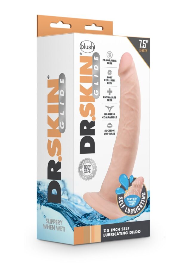 Dr.Skin 7-Inch Self Lubricant Dildo