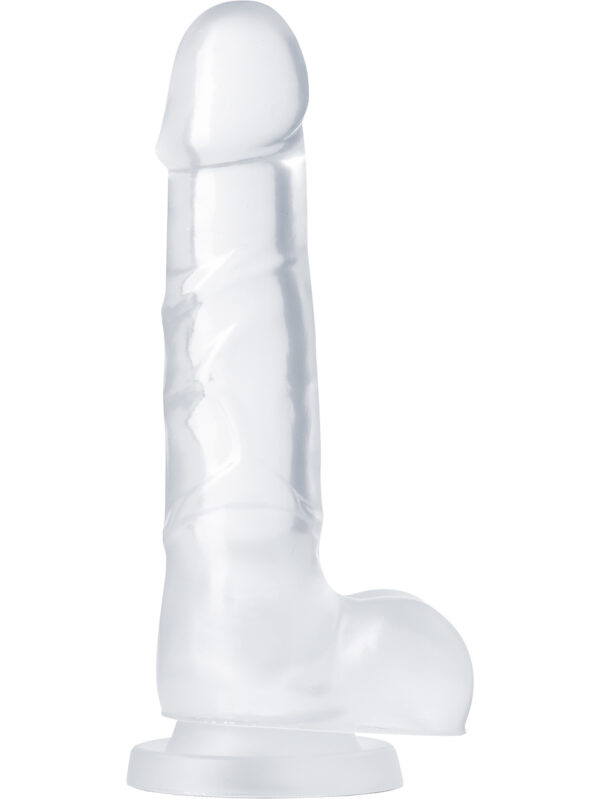 B Yours: Diamond Quartz Dildo, 19 cm, transparent