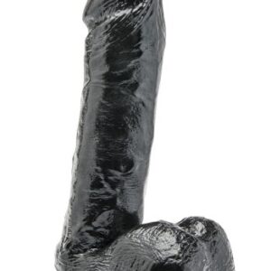 Get Real Svart Dildo 19 cm