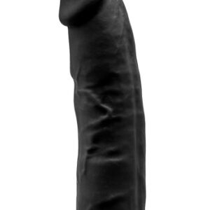 Dual Density Svart Dildo 23 cm