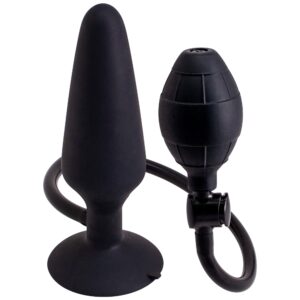 Inflatable Butt Plug Black L