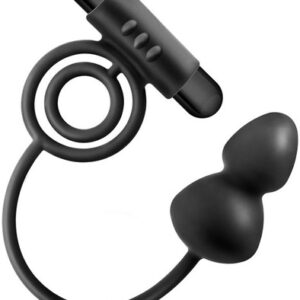 Anal Adventures Anal Plug With C-Ring Analplugg med penisring