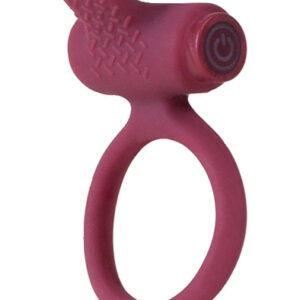 B Swish Bcharmed Classic Cock Ring Red Penisring med vibrator