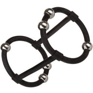 Cal Exotics Beaded Silicone Enhancer Cage Penisring