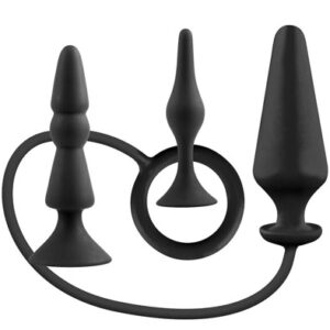 Omg! Our First Anal Fuckery Toy Set #1 Analplugg med penisring