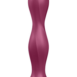 Satisfyer: Double Ball-R, Weighted Dildo, röd