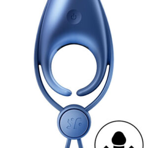 Satisfyer Sniper Vibrating Cock Ring Blue Penisring med vibrator