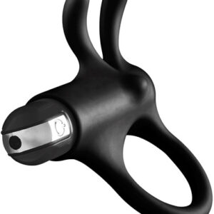 The Rabbit Humping Hard-on Vibrating Silicone Cockring Penisring med vibrator