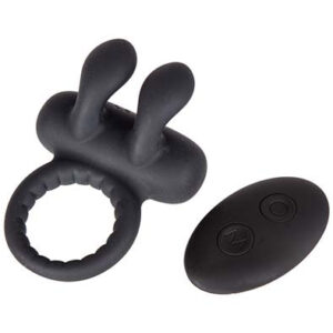 Vibrating Penis Ring With Rabbit & Remote Penisring med vibrator