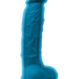 NSNovelties: Colours Dual Density Dildo, 18 cm, blå