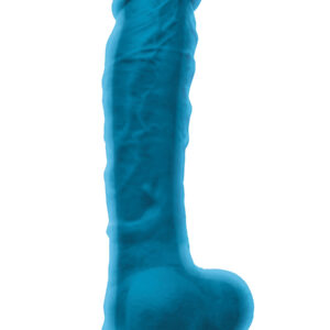 NSNovelties: Colours Dual Density Dildo, 24 cm, blå