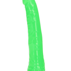 RealRock: Glow in the Dark Realistic Dildo, 22.5 cm, grön