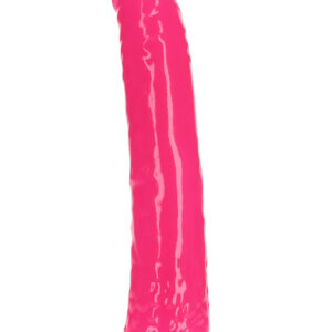 RealRock: Glow in the Dark Realistic Dildo, 22.5 cm, rosa