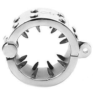 Triune: Kalis Teeth, Spiked Chastity Device, Stainless Steel, Large