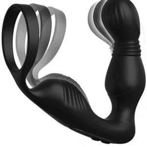 Elite Ass-Gasm Pro P-Spot Milker Prostatavibrator med penisring