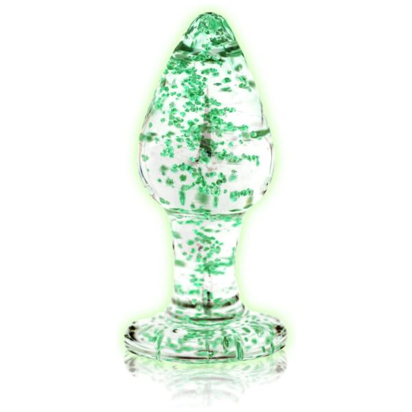 Glass Butt Plug Glow in the Dark