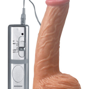 LoveToy: Real Extreme Extra Girth Dildo Vibrator, 22 cm