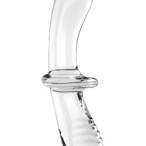 Satisfyer: Double Crystal, Glass Dildo, transparent