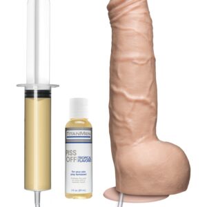 TitanMen: Piss Off Dildo, 27 cm, ljus