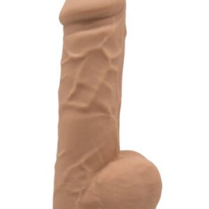 Dual Density Dildo med pung 22 cm