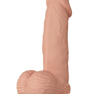 Beautiful Zebulon: Lifelike-Skin Dildo, 19 cm