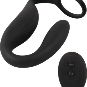 Black Velvet: C-Ring with RC Butt Plug