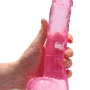 Crystal Clear dildo 22 cm, Pink