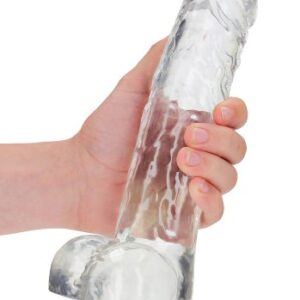 Crystal Clear dildo 25 cm, Clear