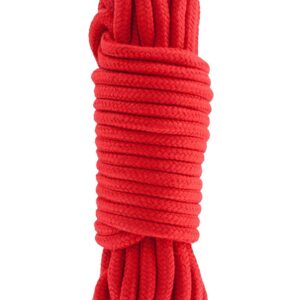 Hidden Desire: Bondage Rope, 10m, röd