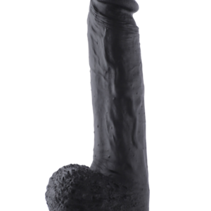 Hismith: KlicLok Silicone Dildo, 20 cm, svart