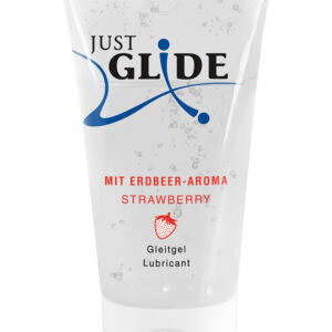 Just Glide: Strawberry, Vattenbaserat Glidmedel, 50 ml