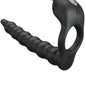 Blackney Penis Ring With Black Vibrator Plug Penisring med vibrator