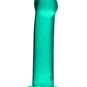 Crystal Clear non realistic dildo 17 cm, Turkos