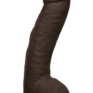 Doc Johnson: Vac-U-Lock, Ultraskyn Hung, 31 cm, mörk